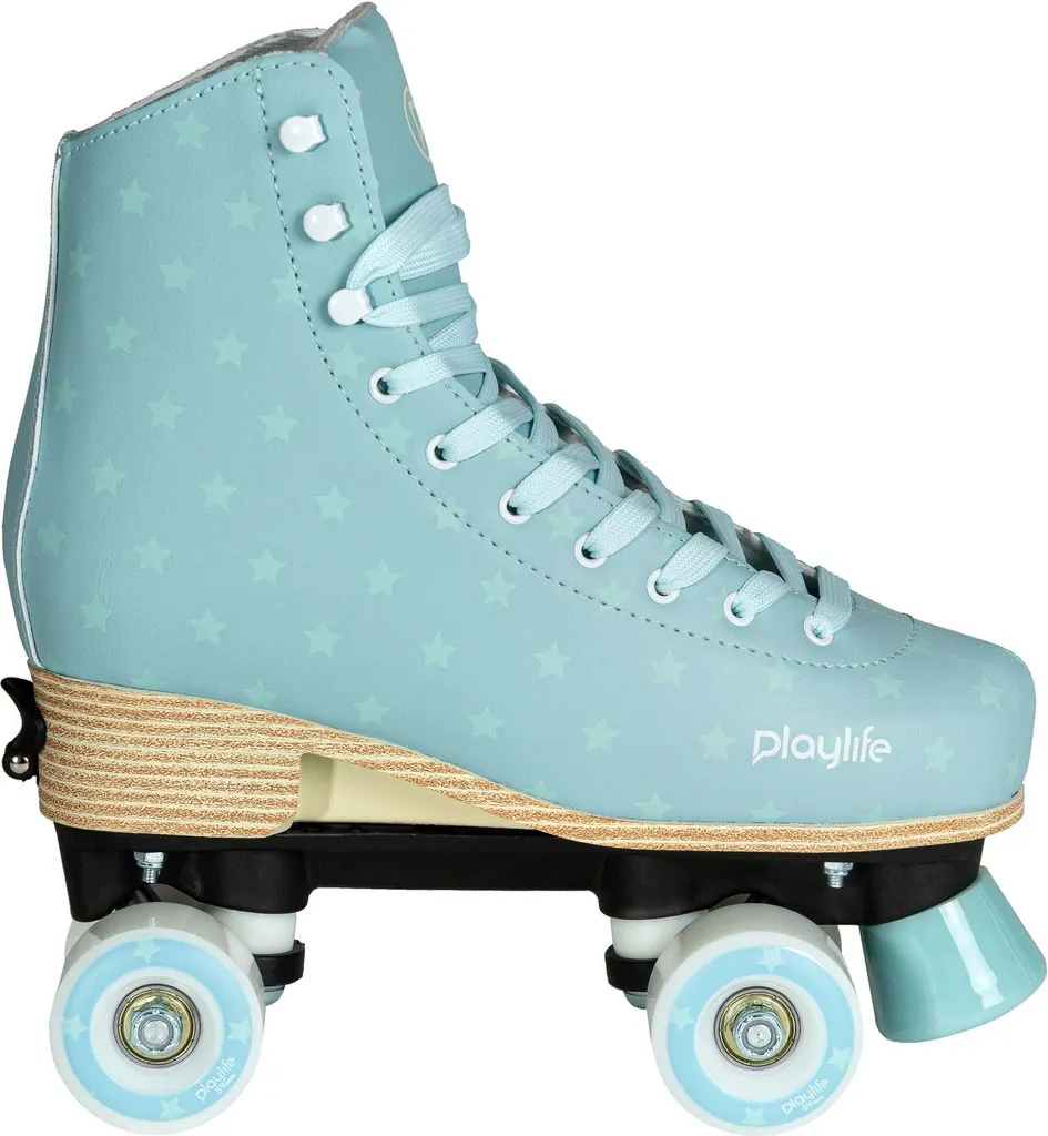 Patins à Roulettes Junior pour Balade et Loisirs Bleu Ciel Taille 39-42