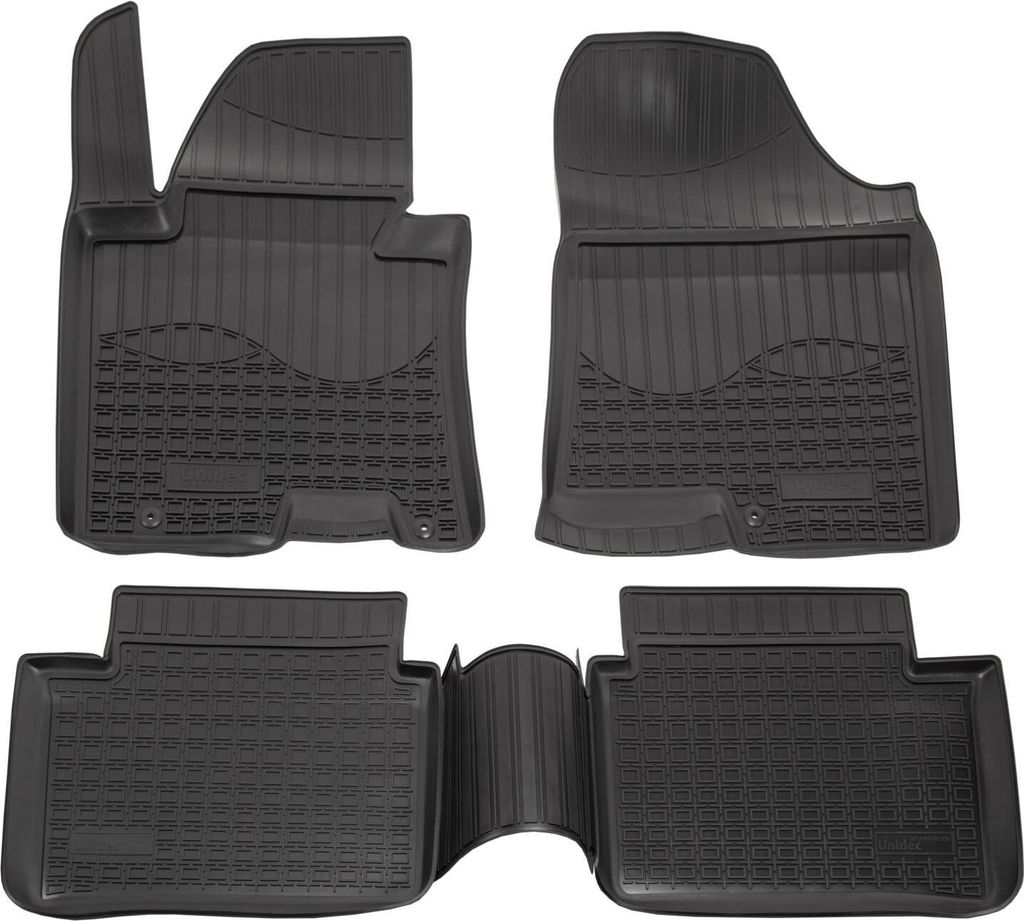 Gummimatten Hyundai I10 Basic Fussmatten Passend Für Hyundai I30 II [GD] 2012-2017 Grau Texer Basic Fußmatten Set