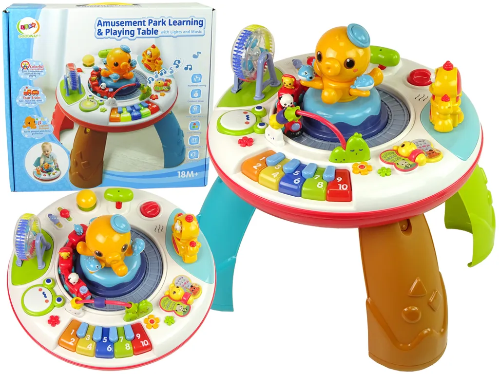 Jouet Éveil Bébé : Table Interactive Octopus pour Apprendre en Musique