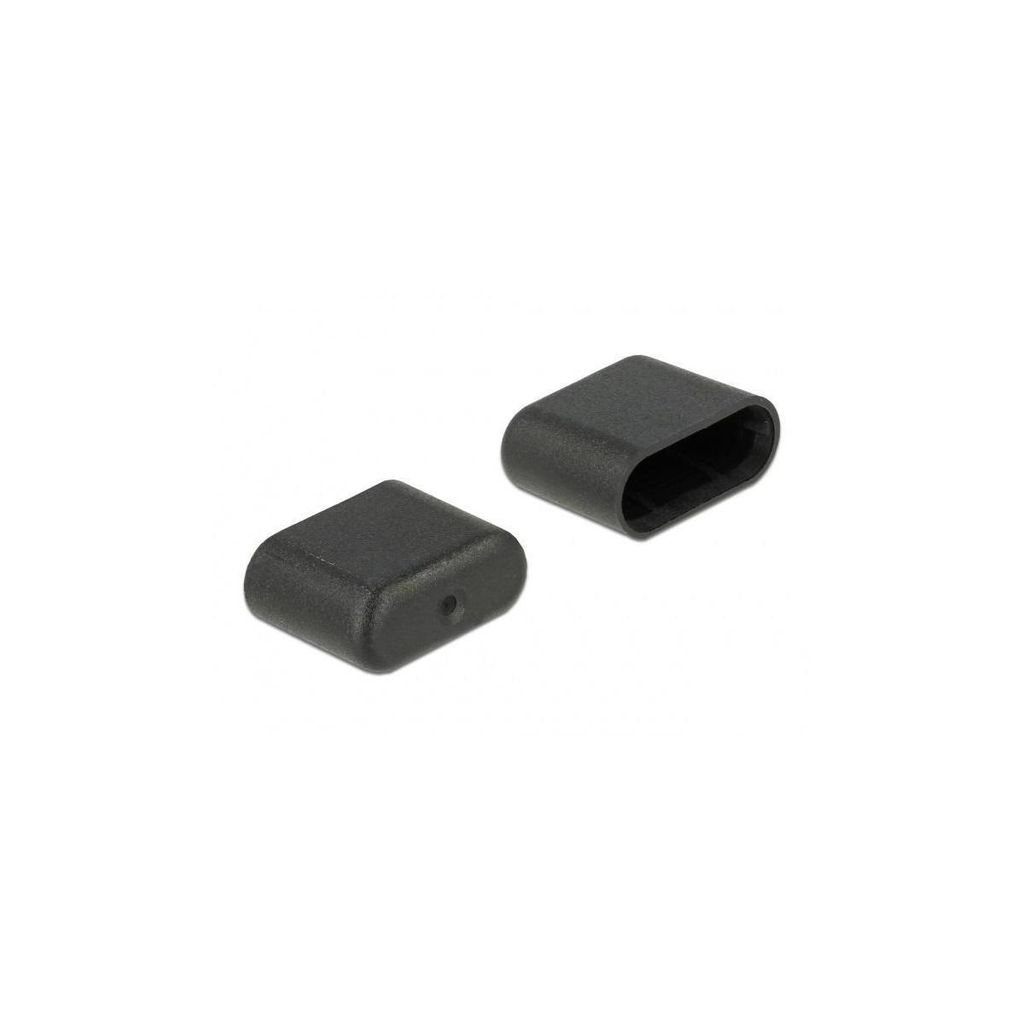 Delock Staubschutz fьr USB Type-C Stecker 10 Stьck schwarz