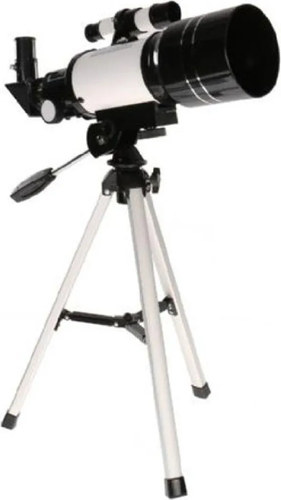Télescope junior Byomic 70-300 noir pour initiation à l'astronomie