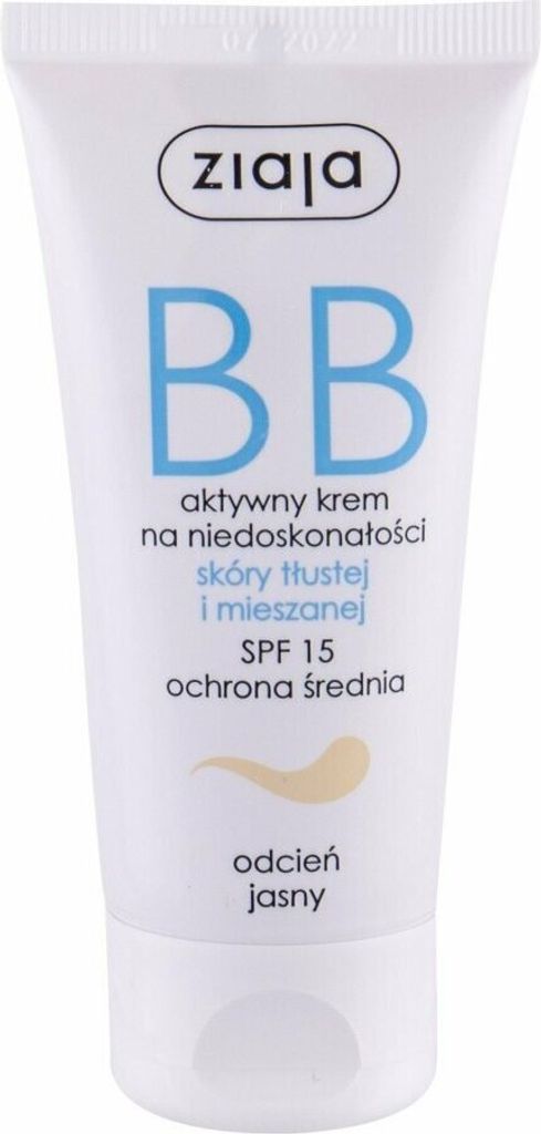 BB Crème ZIAJA et Peaux Mixtes SPF15 (50ml) Image du produit 