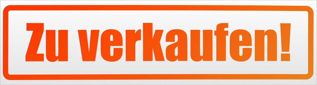 Kiwistar Magnetschild Schild magnetisch - 20cm Neonorange - Magnetfolie für Auto PKW Kfz