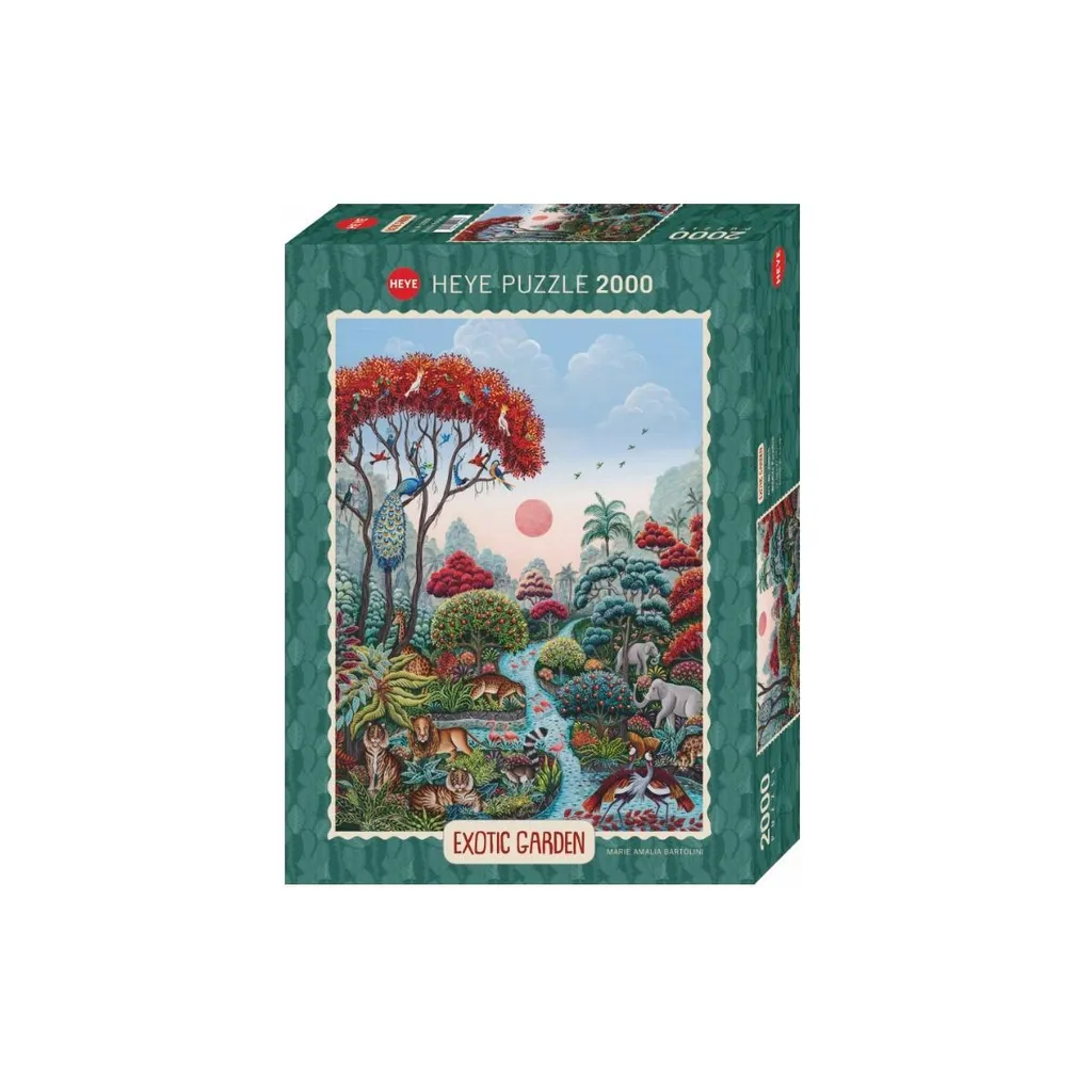 Grand puzzle de 2000 pièces Heye 29958 représentant un paradis sauvage
