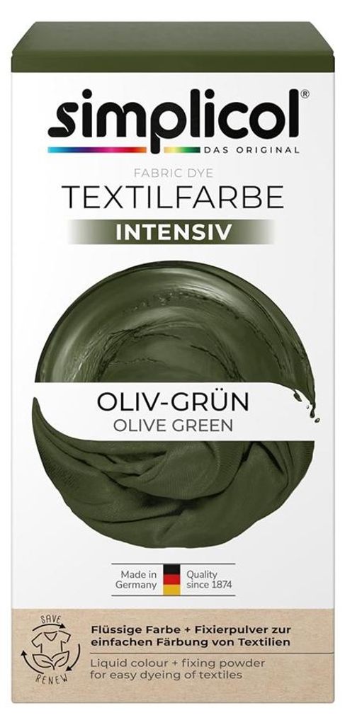 Simplicol, colorante tessile intenso, verde oliva, Immagine del prodotto 