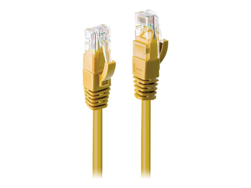 LINDY Patchkabel Cat6 U/UTP gelb 1.00m Produktbild 