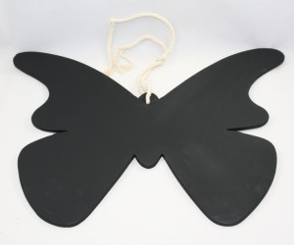Kreidetafel Schreibtafel - Tafel Schmetterling ca 42x38 cm