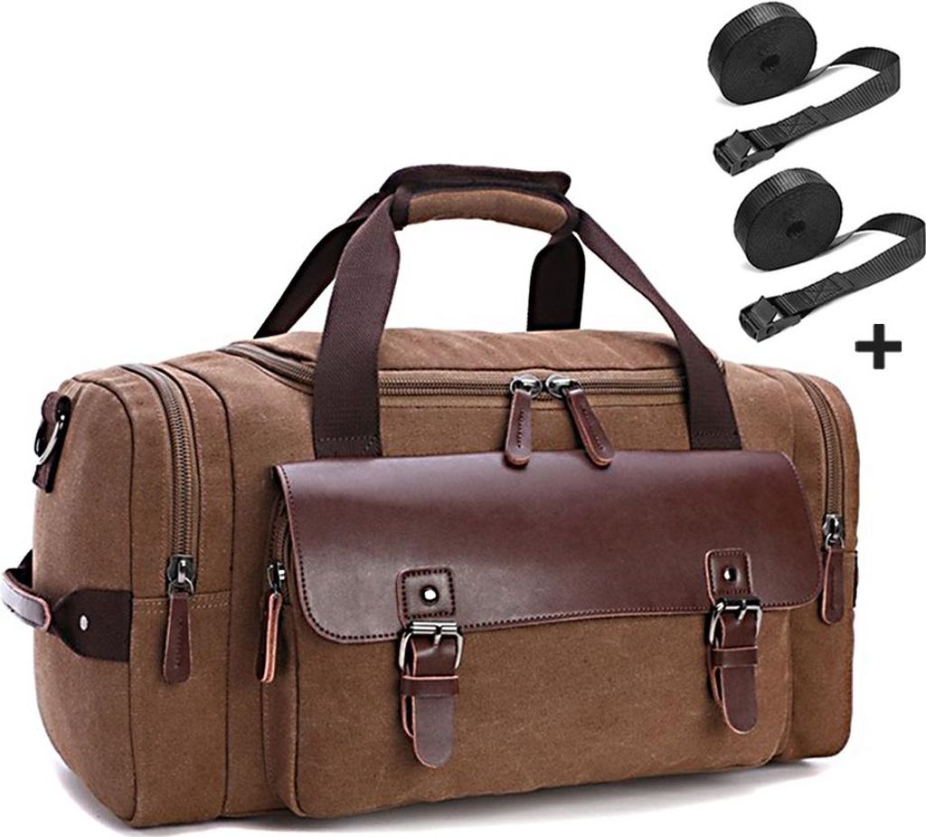 Hecktasche für Vespa GTS 300 RT3 + Spanngurte 25L braun