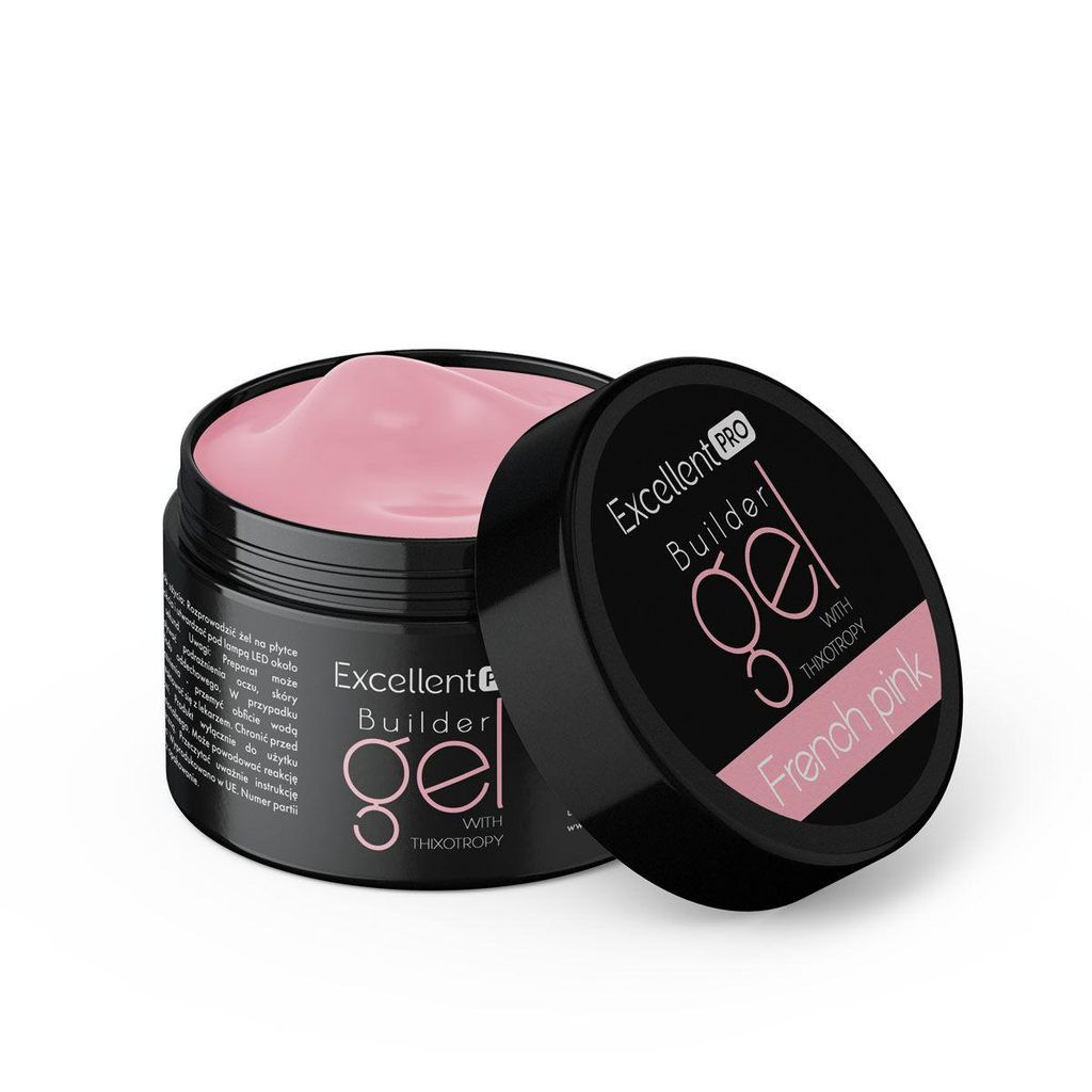 Excellent PRO | Builder Gel THIXO - French Pink - 50g - Obrázek produktu 