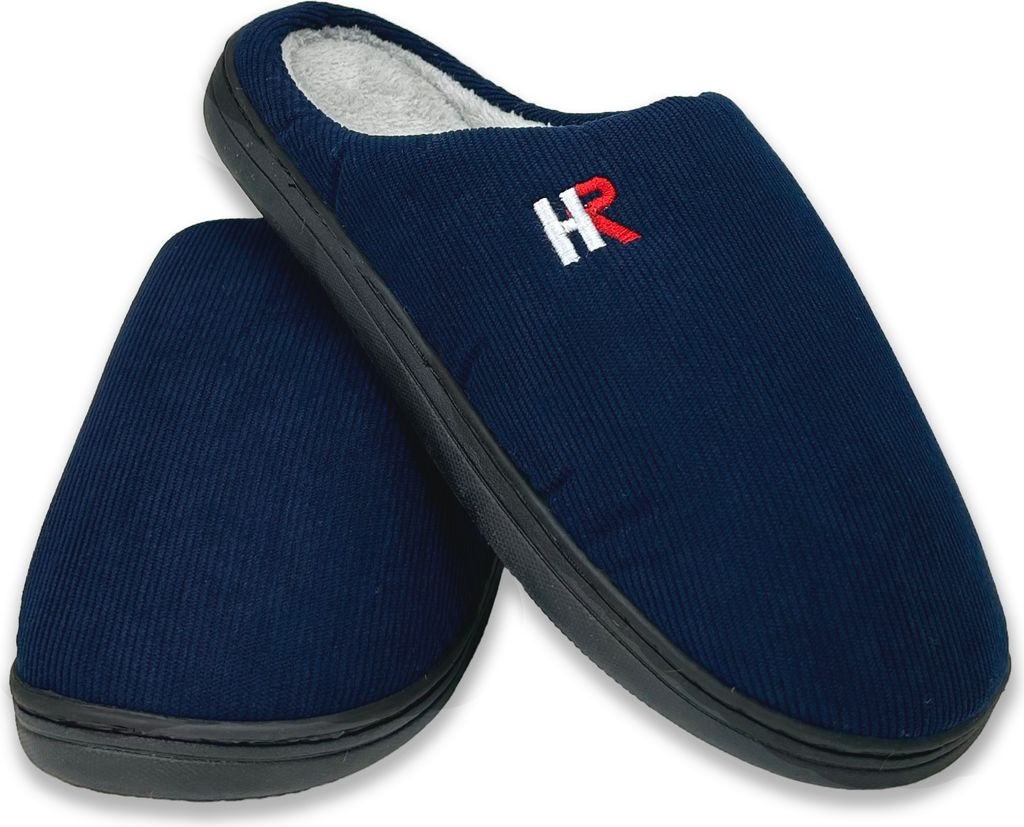 Textil Hausschuhe Pantoffel Modell CORDOBA HR Blau 42/43