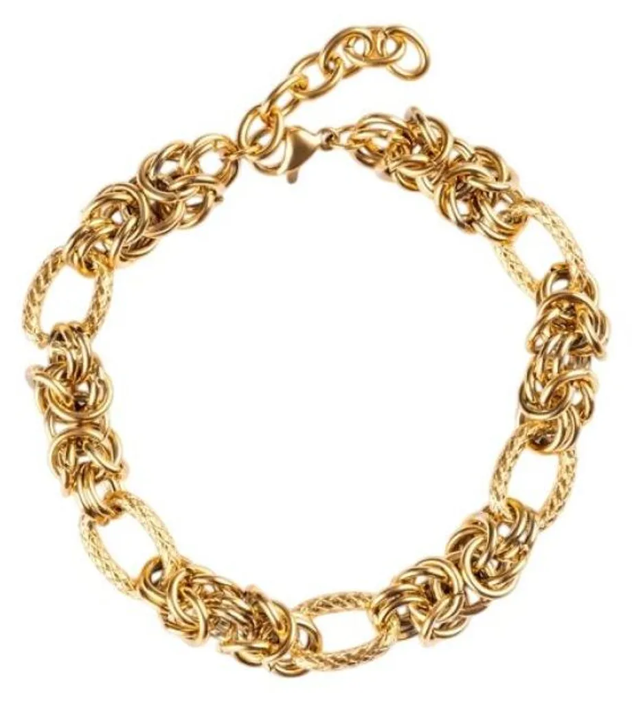 Bracelet à maillons plaqué or MCB250168G - Bijou élégant pour femme