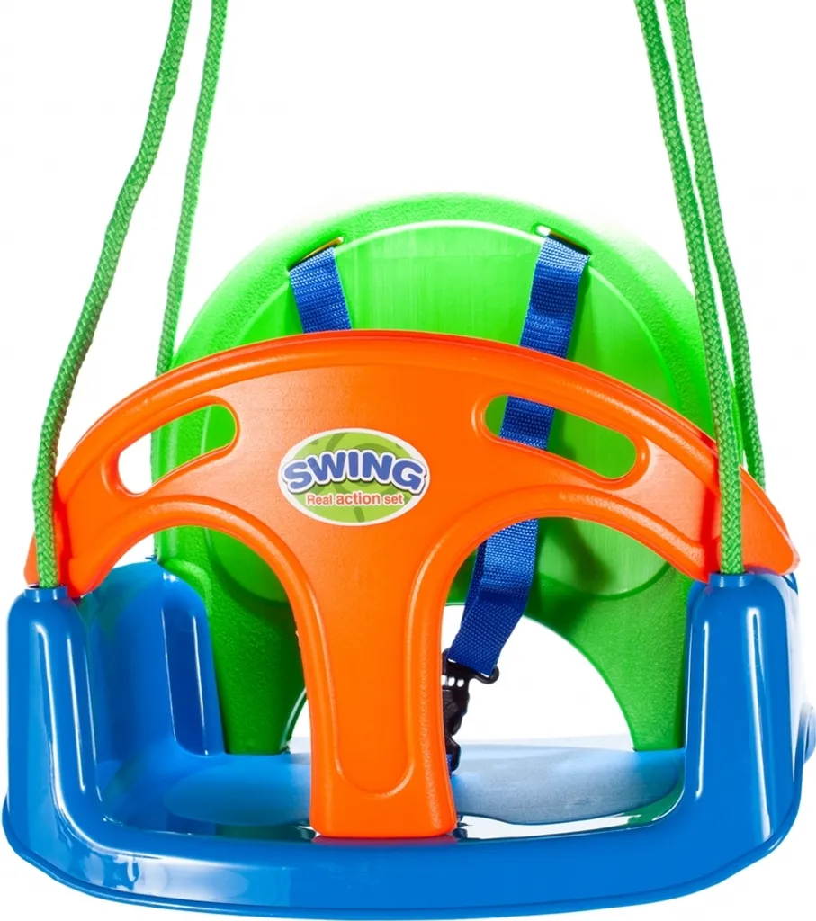 Balançoire Bébé pour Aire de Jeux Extérieure dès 1 an jusqu'à 25kg