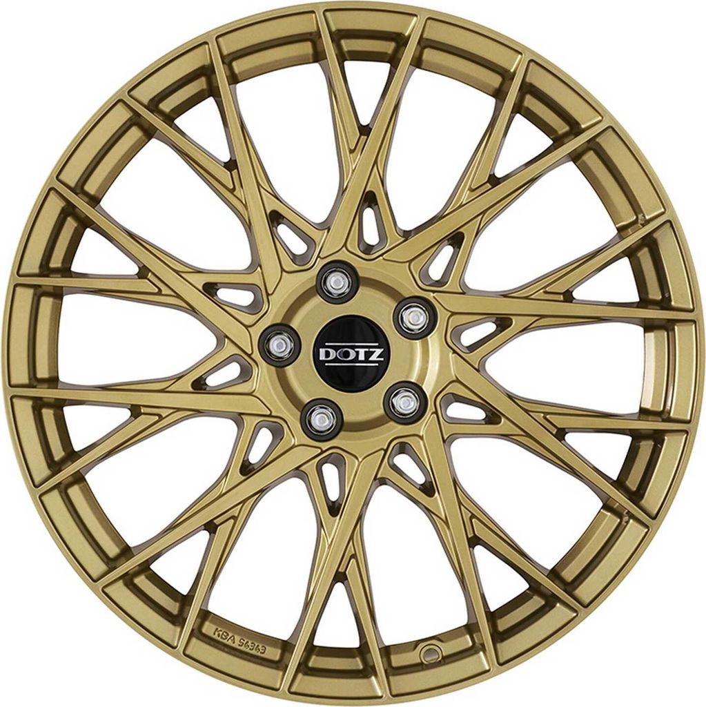 4x DOTZ Felge Fuji gold 8x20 ET40 5x112 OFU0K8DA40 kompatibel mit Infiniti Q30 QX30