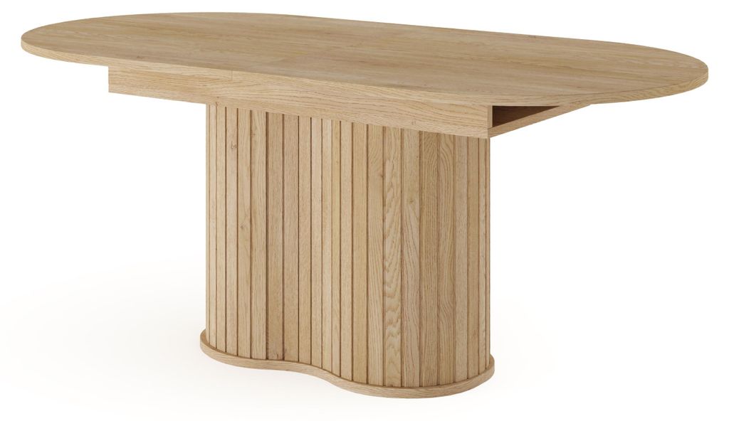 Masseno Ausziehbar Esstisch CARA 180 - 220 cm x 90 cm Oval Produktbild 