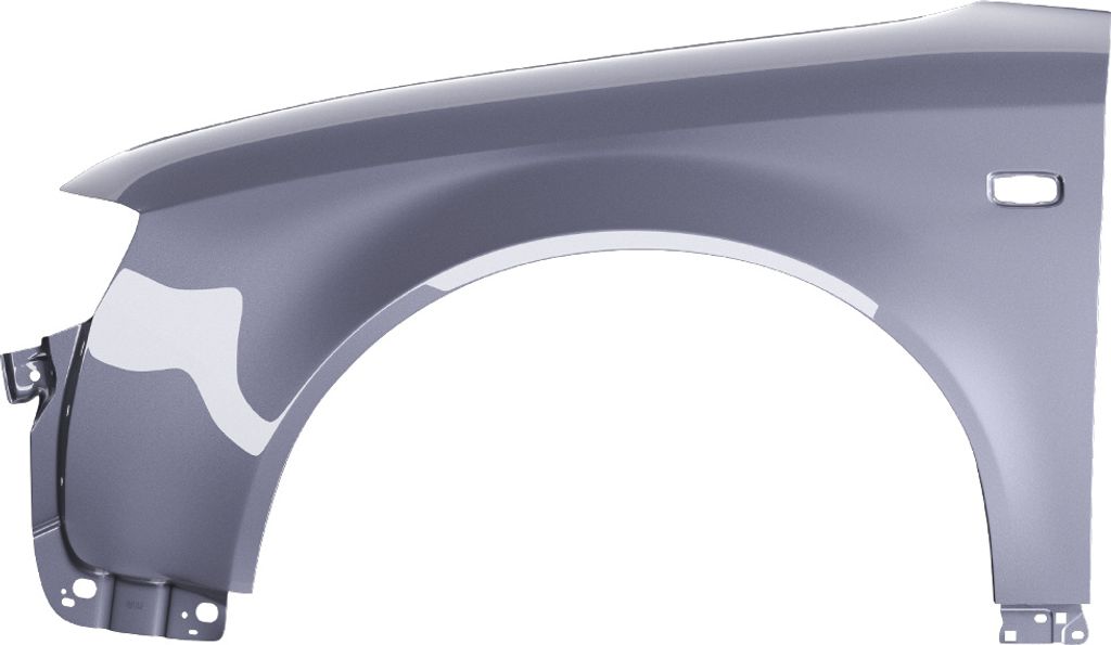 BLU Spatbord geschikt voor Audi A4 B6 LY7J Links Zilver Productafbeelding 