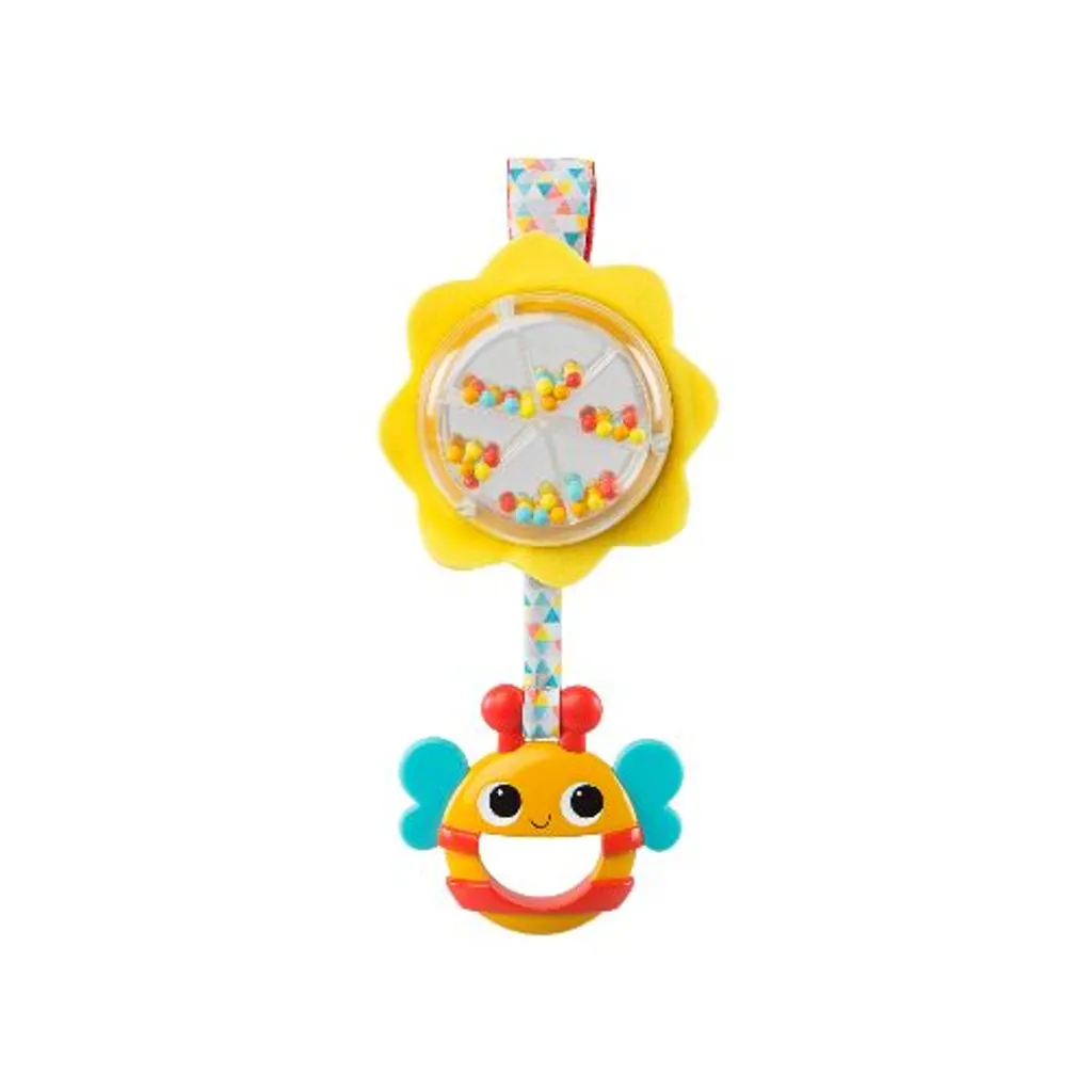 Stop aux jouets qui tombent ! Hochet Abeille Spin & Rattle à ventouse
