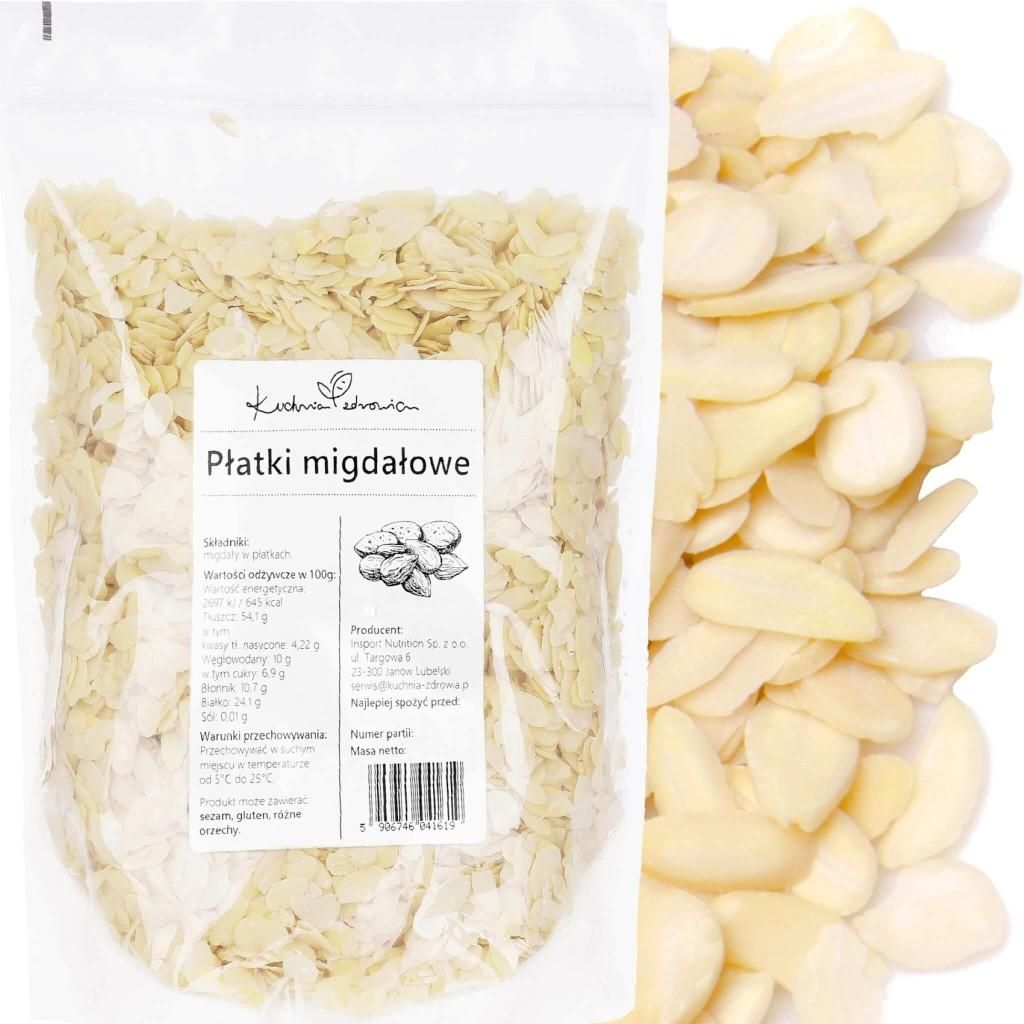 Mandelblättchen 1 kg - Für Backen, Desserts, Müsli und Produktbild 