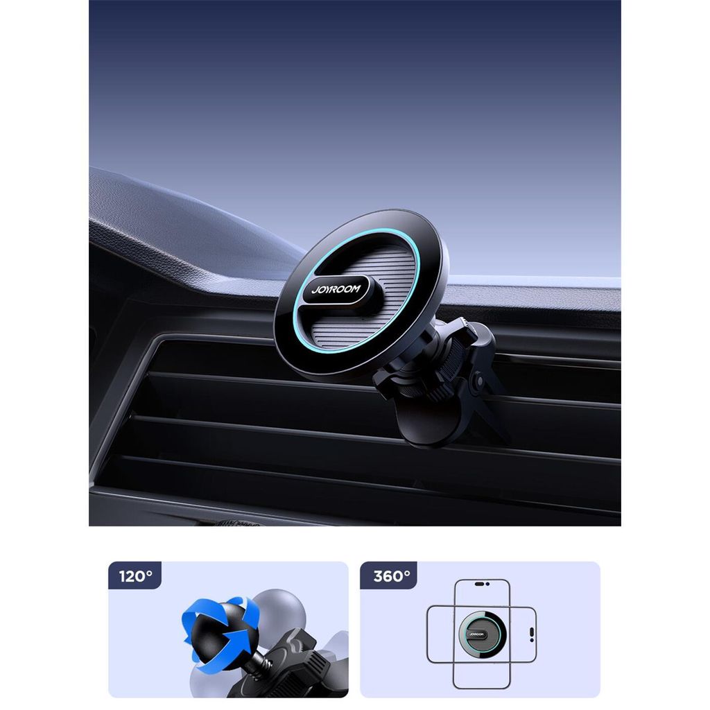Magsafe Lüftungs Handyhalterung Armaturenbrett Gitter KFZ Produktbild 5