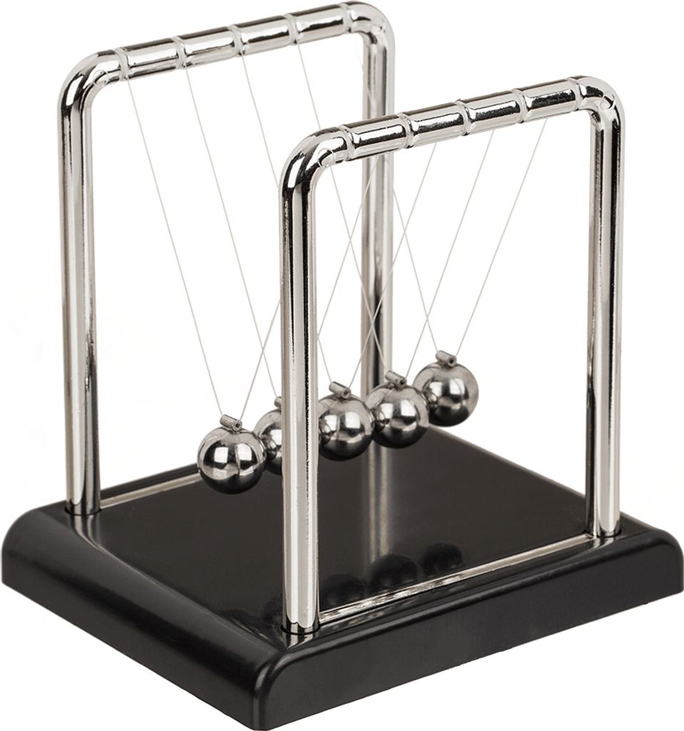 Kugelstoßpendel Newton's Wiege ok. 9 x 7,5 cm Zdjęcie produktu 