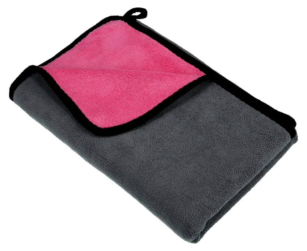 1 Stück Auto Trockentuch 80x60cm Mikrofaser Rosa