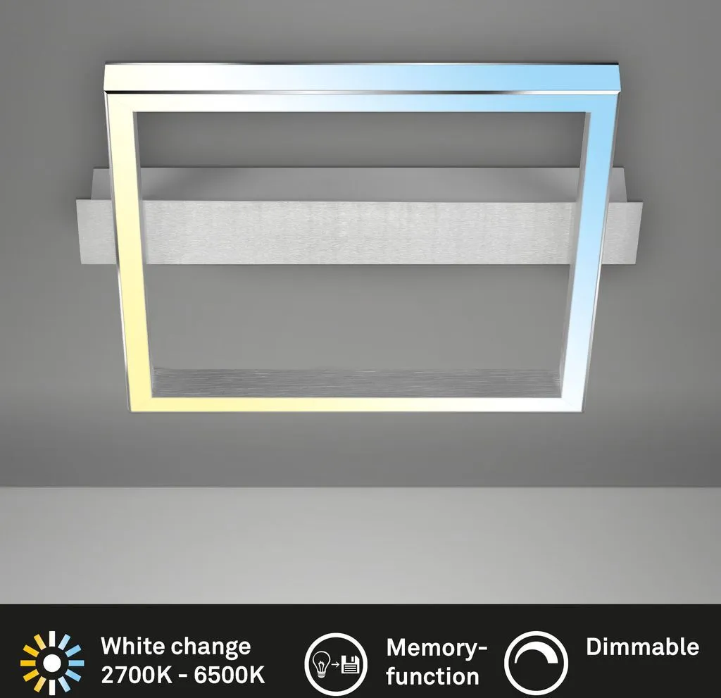 Offerta Lampada Soffitto LED 26W | Cromo Alluminio | Prezzo Stock - 2