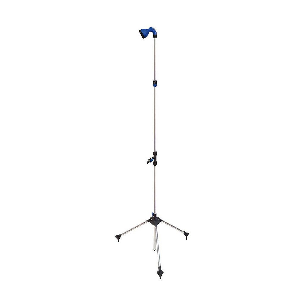 Doccia da giardino con treppiede 130-210cm uccello blu Immagine del prodotto 