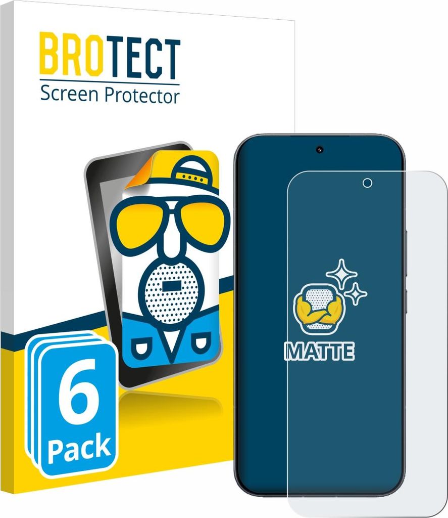 6x BROTECT Schutzfolie für Xiaomi Redmi K90 Pro Max Displayschutz Displayschutzfolie Folie Matt Entspiegelungsfolie