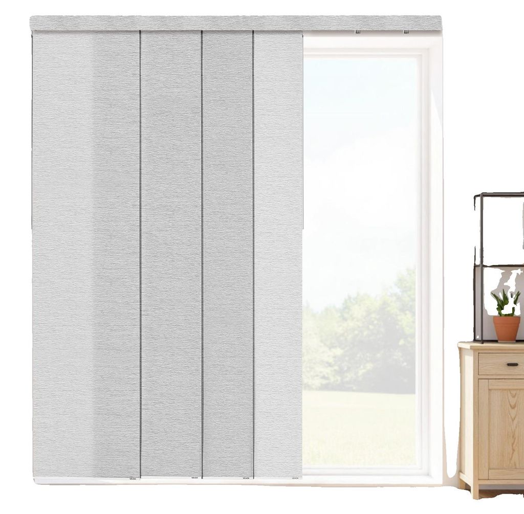 Cortinas de panel VEVOR, con riel extensible de 116 cm a Imagen del producto 