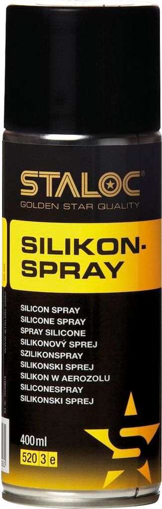STALOC Silikon-Spray | hochwertig | hochkonzentriertes Schmier-, Gleit- und Trennmittel | 400 ml
