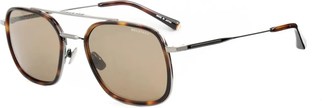 Lunettes de soleil Belstaff S117 avec verres polarisés et cadre titane