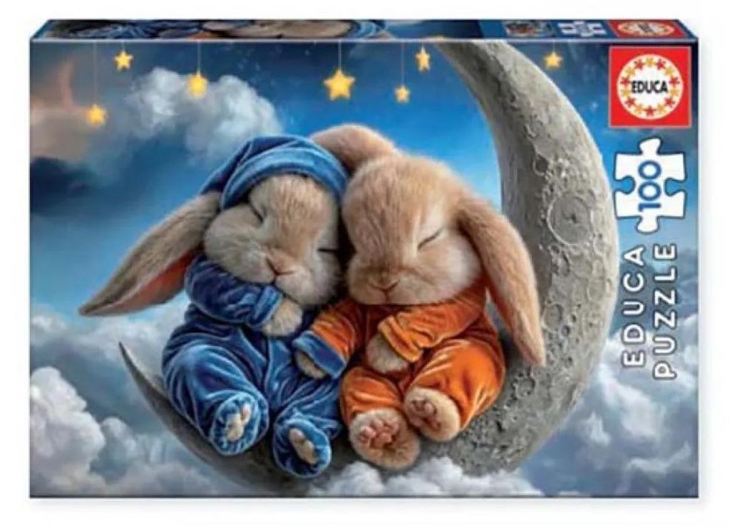Educa Bunny Dreams Puzzle 100 Stücke Mehrfarbig Kinder Mehrfarbig One Size