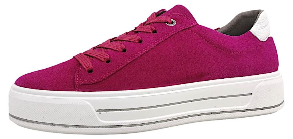 Ara Sneaker CANBERRA 3.0, Rauleder, Rot, Damen Produktbild 