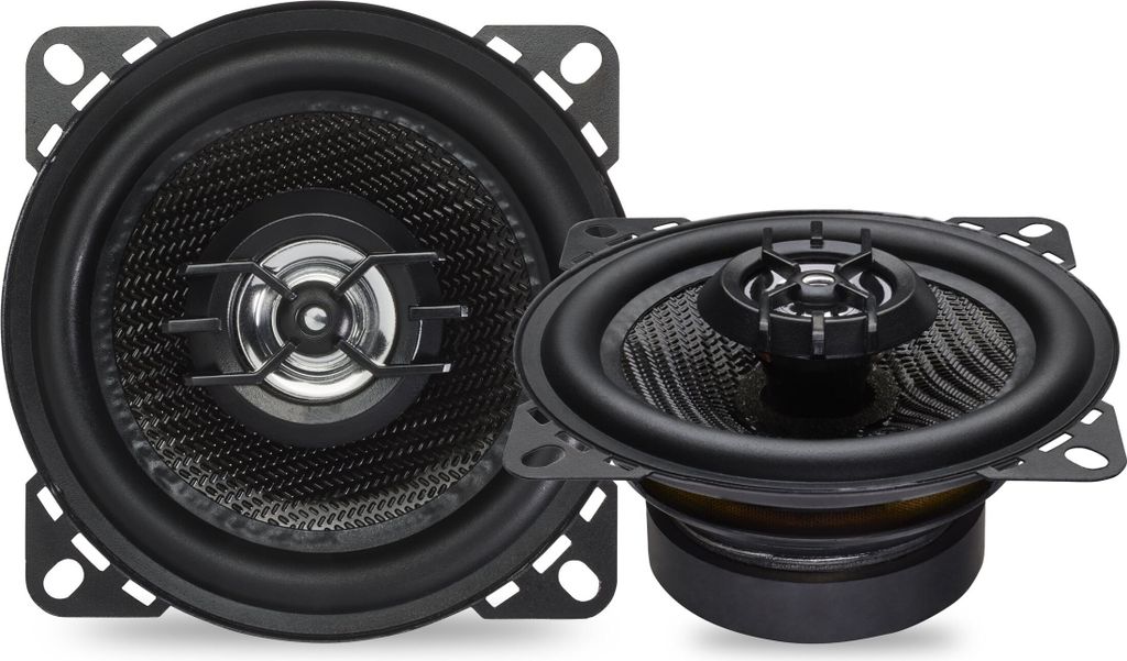 Caliber Autolautsprecher - Lautsprecher Set 10 cm - 80W Max - 2 Straßenlautsprecher - 30 mm Hochtöner (CDS4)