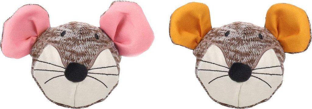 Flamingo Hundespielzeug für Welpen Britty Maus mit Ball