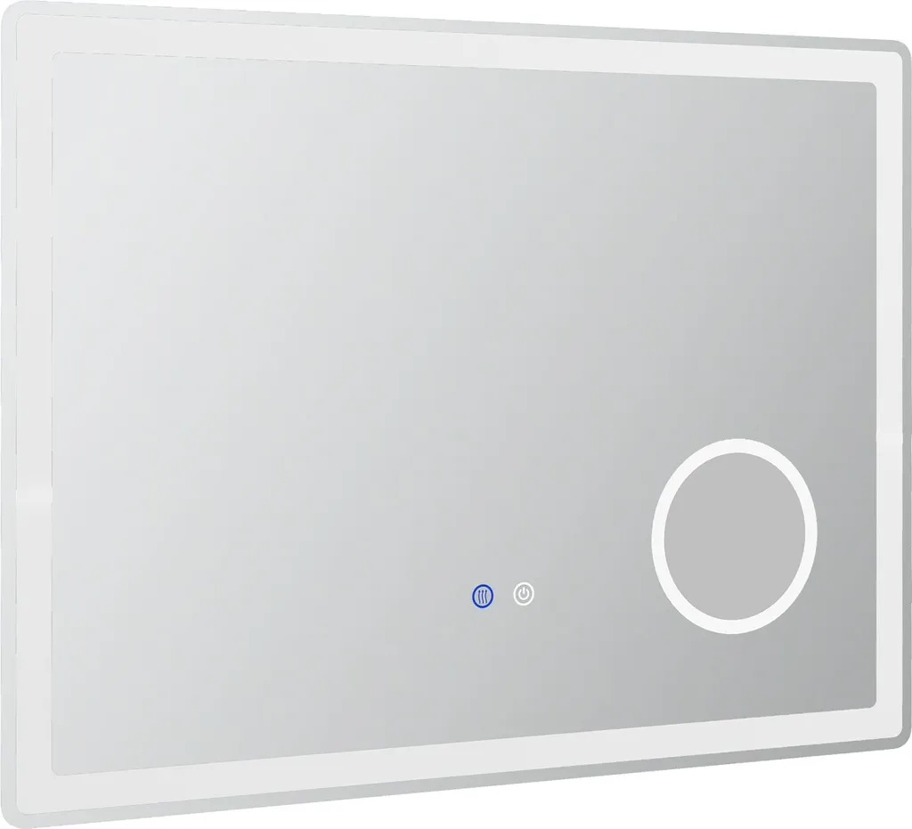 Miroir de Salle de Bain LED Anti-buée 80x60cm : Adieu à la Vapeur d'Eau