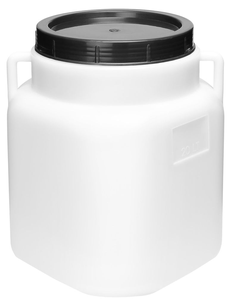 Fût en plastique Garronda 20 L Fût et récipient carrés sans Image du produit 