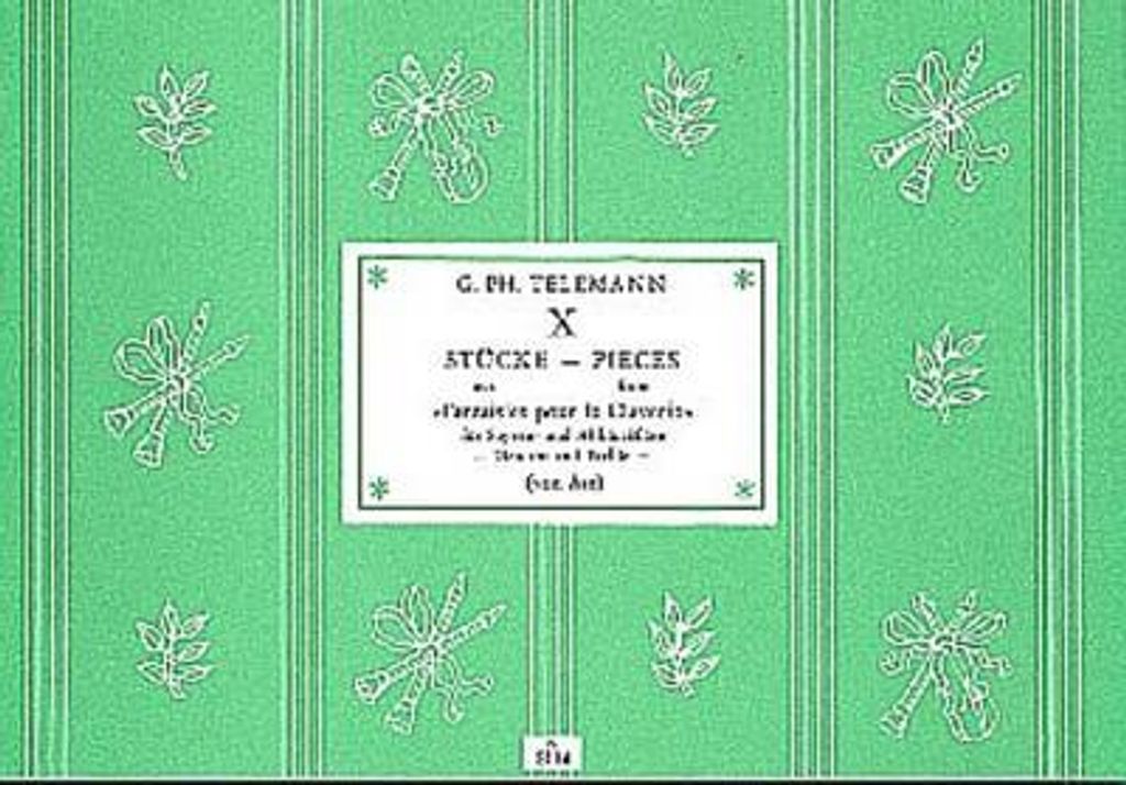 10 Stücke aus 'Fantaisies pour le Clavecin'für Sopran- und Altblockflöte