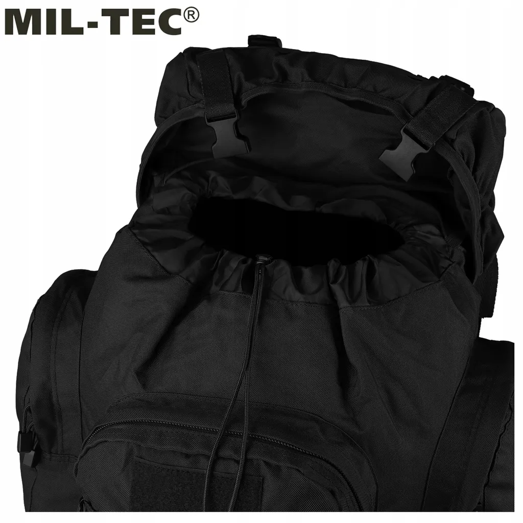 Sac à dos Mil-Tec Commando 55L Noir - Multifonction et Imperméable - 14