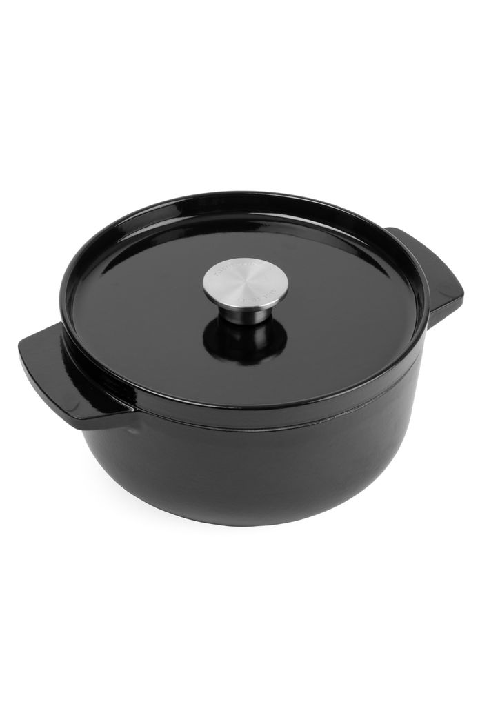 KitchenAid CC006058-001, 3,3 l, Schwarz, Eisenguss, Keramik, Elektro, Gas, Halogen, Induktion, Versiegelte Platte, Schwarz, Eisenguss