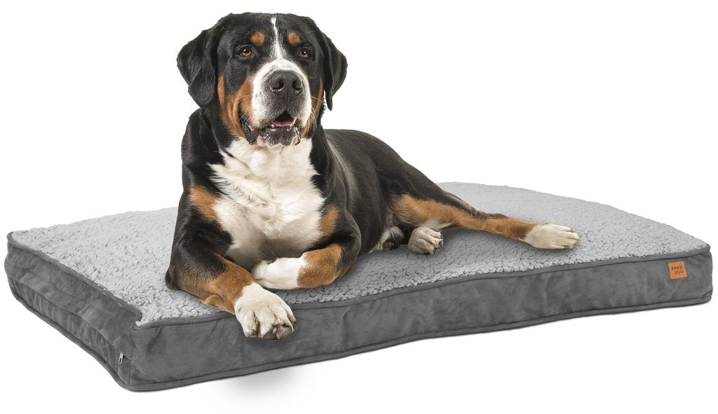 Hundebett Hundekorb Hundekissen 120 x 78 cm Waschbar & Produktbild 