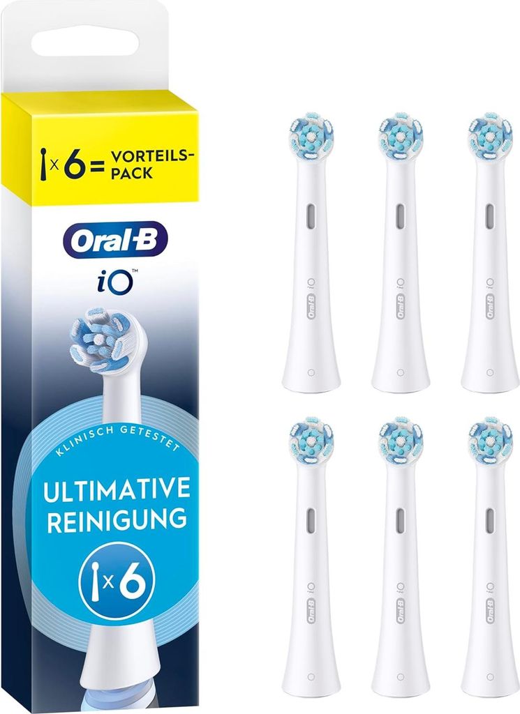 Oral-B iO Ultimative Reinigung, 6 Stück(e), Weiß, 3 Monat( Produktbild 