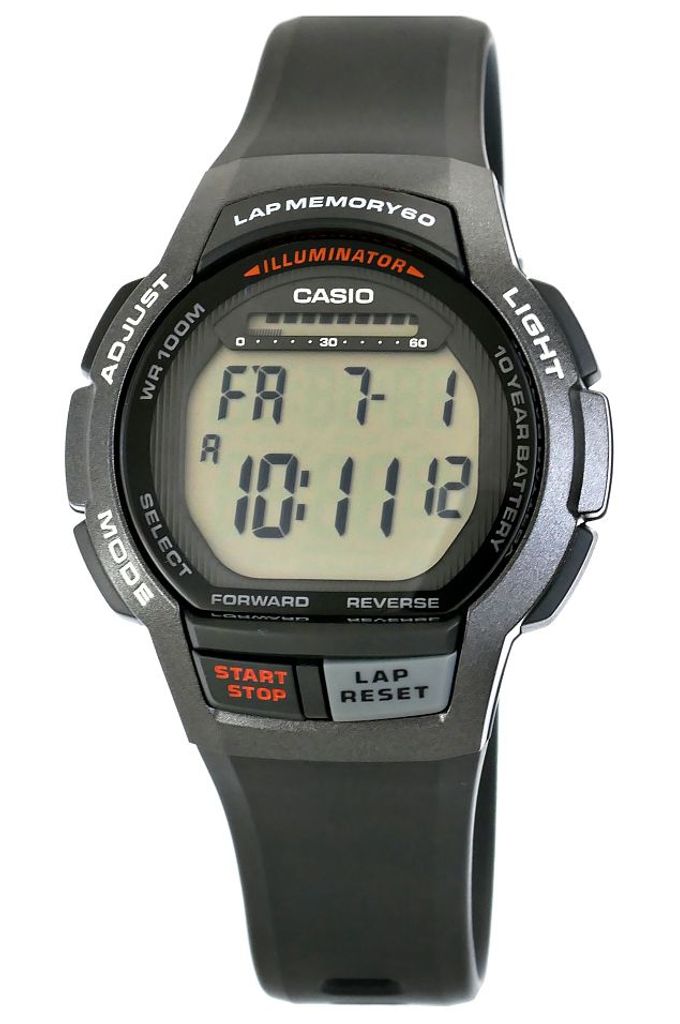 Casio Hodinky Ws-1000h-1avef 10 Bar Plavecké Uni Obrázok produktu 