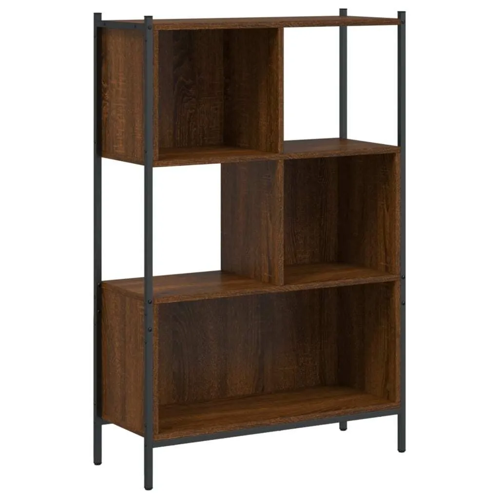 Scaffale Ufficio SYFAX™ 72x28x109 cm | Libreria Rovere Marrone Resistente