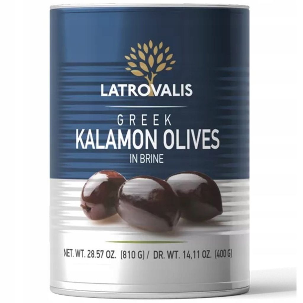 Latrovalis Kalamata Oliven ohne Stein 810 g – Griechische Produktbild 
