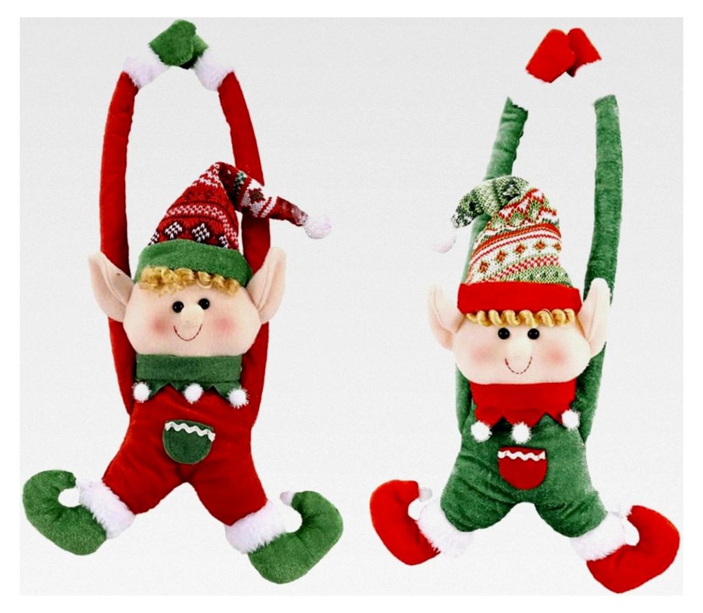 2 Stück Gardinenschnalle Weihnachtsschmuck Türknaufanhänger Dekoration für Partys Innen und Außen