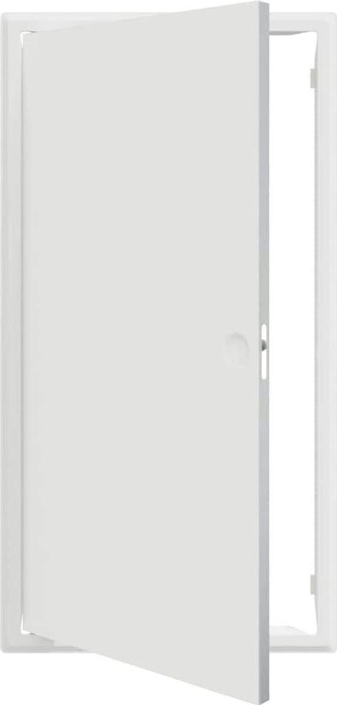 vidaXL Sportello di accesso bianco 63 x 33 x 3 cm acciaio Immagine del prodotto 