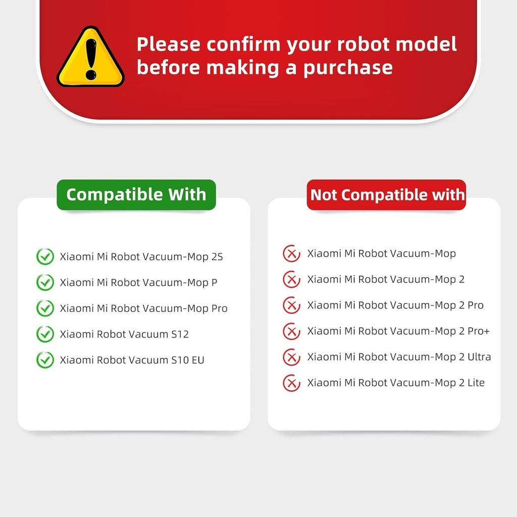 liveryde Zubehör Ersatzteile für Xiaomi Mi Robot Vacuum-Mop Produktbild 2