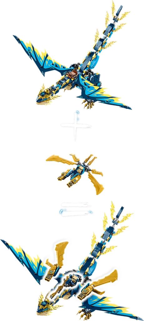LEGO NINJAGO Smok żywiołu kontra mech cesarzowej, duży Zdjęcie produktu 32