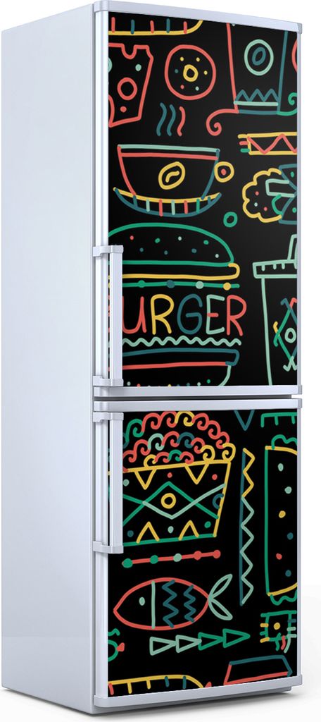 Magnete Dekorative - 70 cm x 190 cm - Küche - Magnetmatte Kühlschrankmagnete - Cartoons Comics