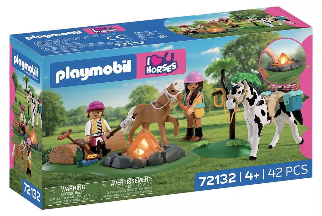 PLAYMOBIL 72132 Vychádzka na koňoch s táborákom Obrázok produktu 